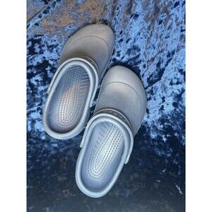 Crocs At Work Bistro Blue Comfort Slip-Resistant Clogs Mens 8 Womens 10